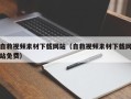 东阳自救视频素材下载网站（自救视频素材下载网站免费）